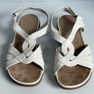 Kim Rogers Women's White Sandals Size 7 M